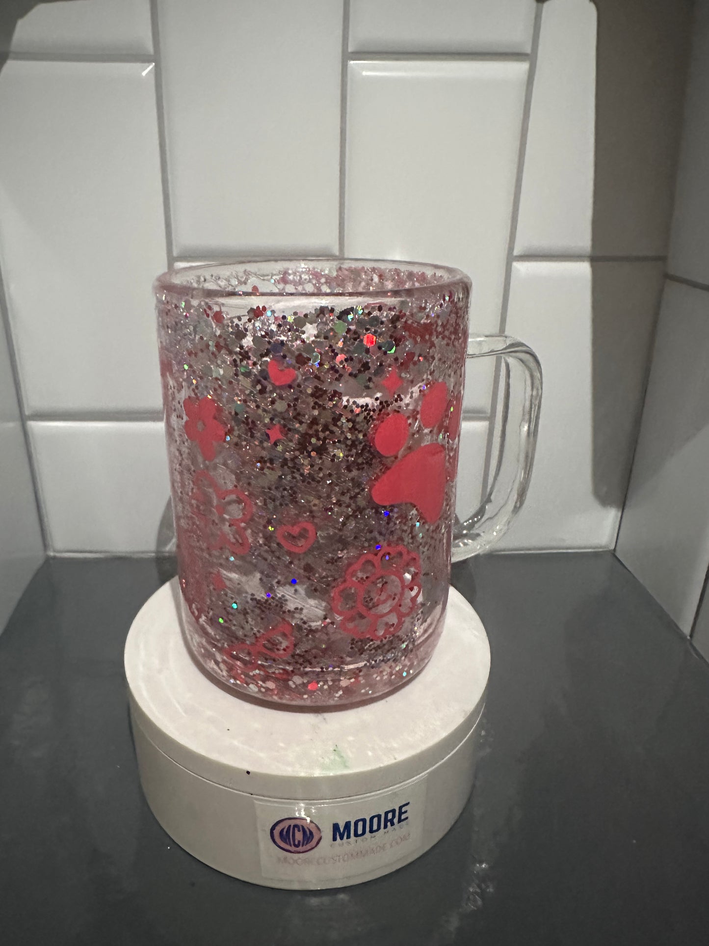 15oz Mug Glitter Globe